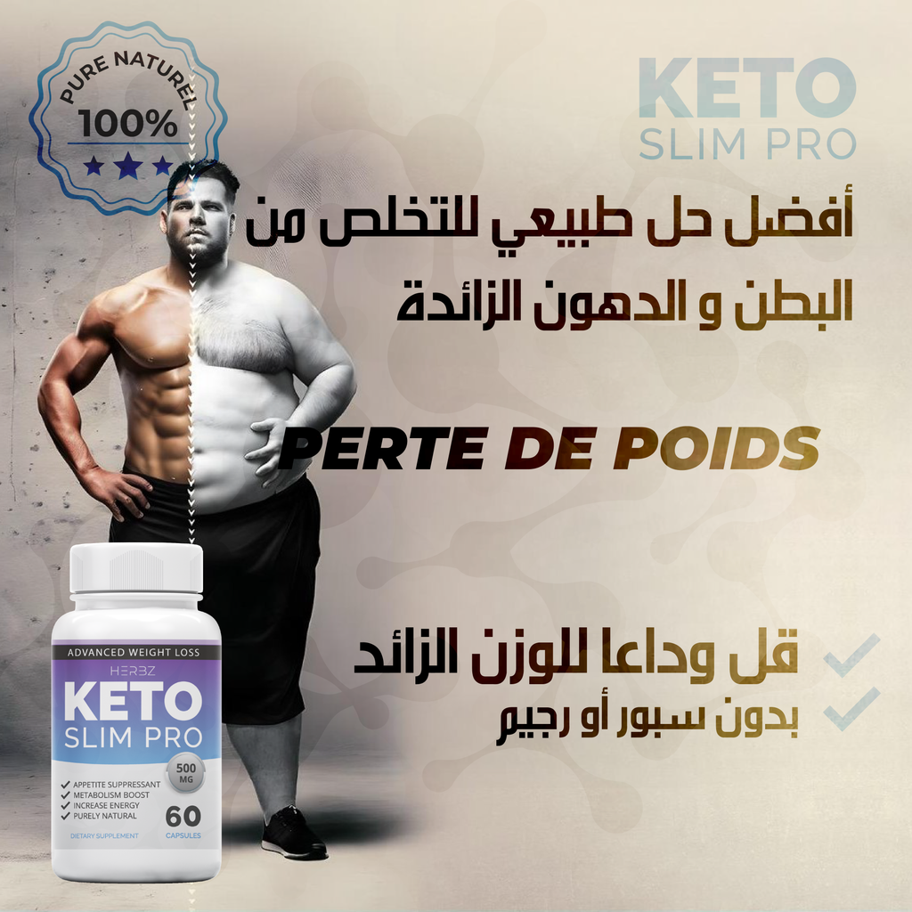 Keto Slim Pro Perte de poids 60 capsules