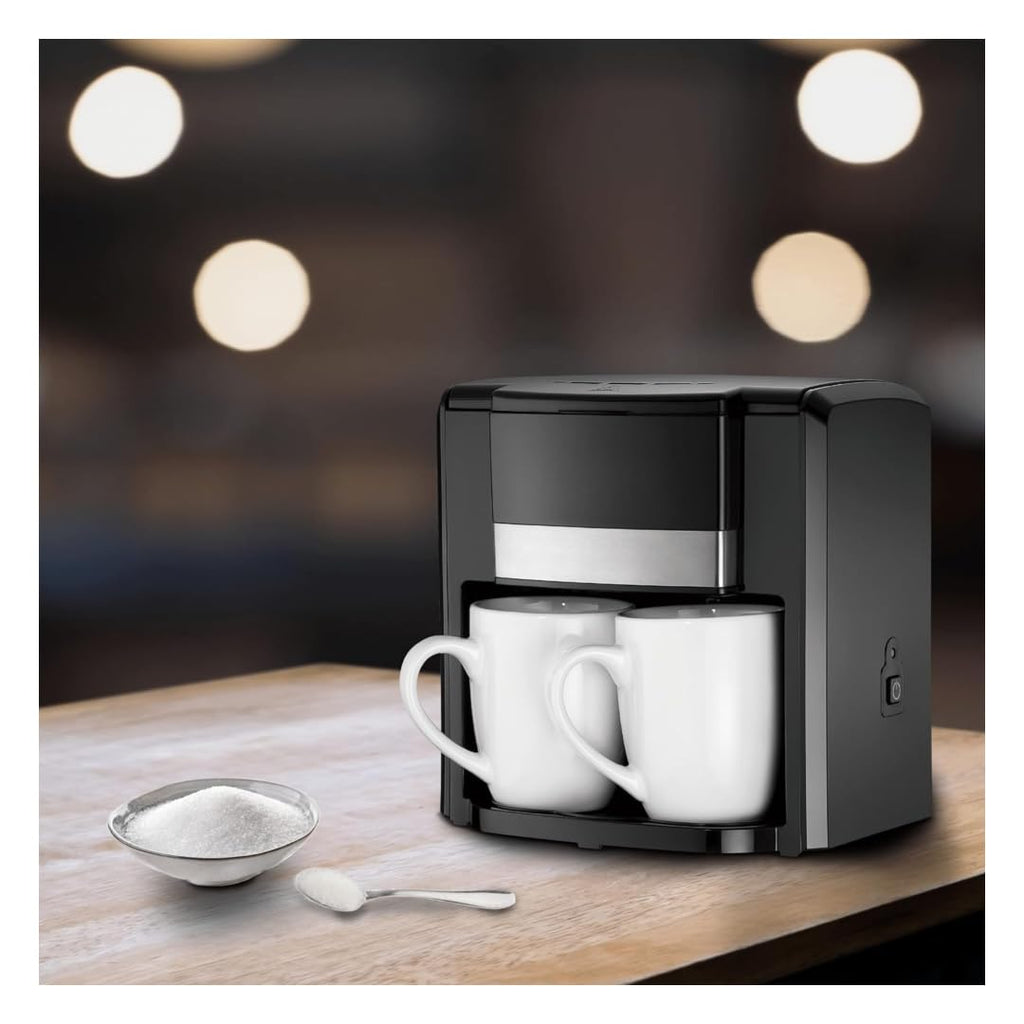 Cafetière électrique avec 2 tasses